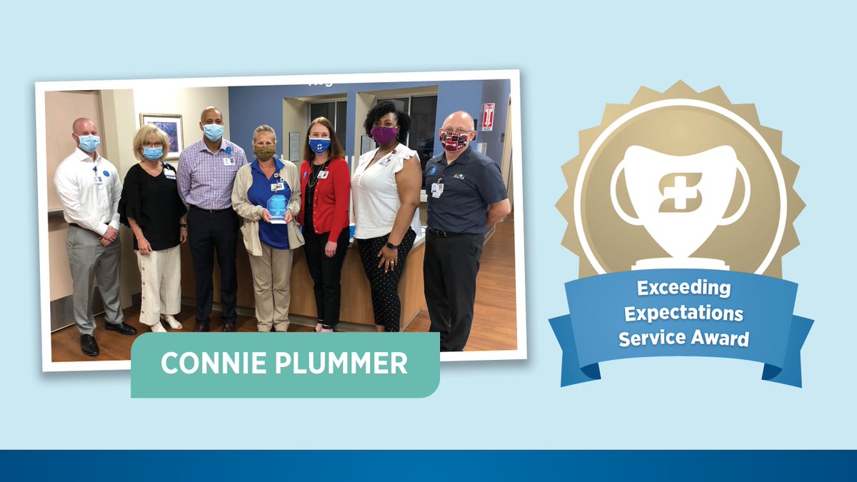 salinememorial's tweet photo. Congratulations to Connie Plummer for being a recent recipient of the Exceeding Expectations Award. Connie's nomination gave examples of how Connie goes above and beyond for our patients every day. Thank you for your commitment, Connie! #BeSaline #MakingOurCommunitiesHealthier https://t.co/z4sz2dRnsW