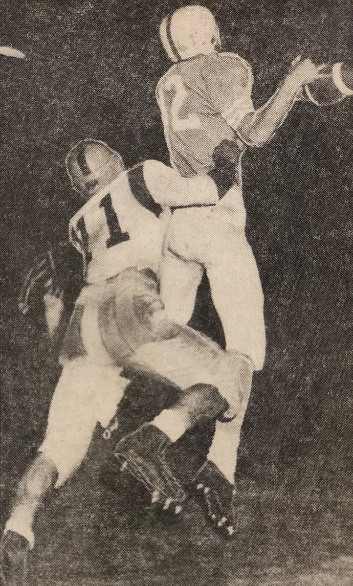Tdfootball's tweet photo. Thank you Karma Souza for donating to our 100 for $100 fundraiser, in the names of her father Edward Lacy from Team #8 (1959) &amp; her son John Souza from Team #68 (2019). https://t.co/mbKgMQ2AVs
