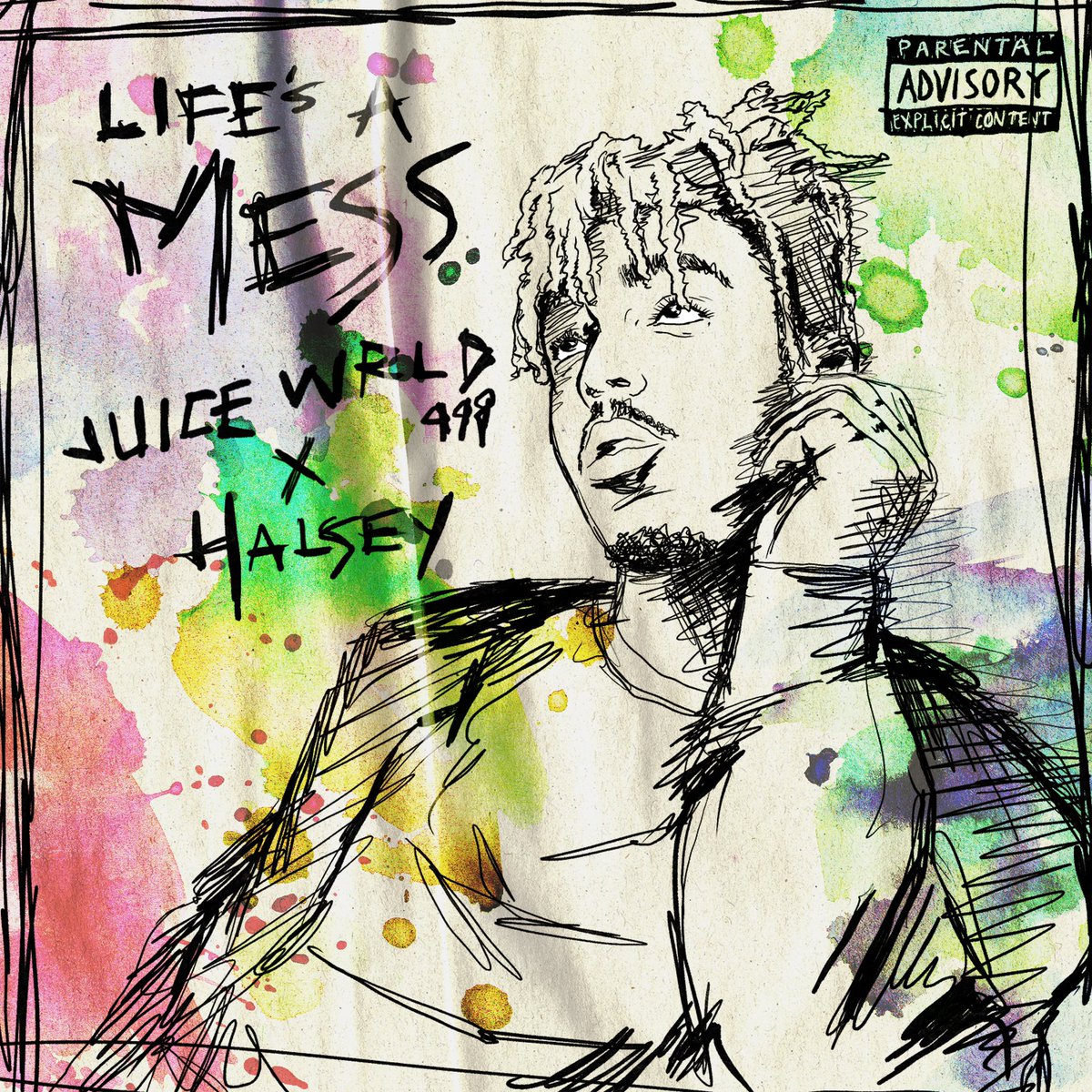 Juice WRLD Life’s a Mess Lyrics ft. Halsey
