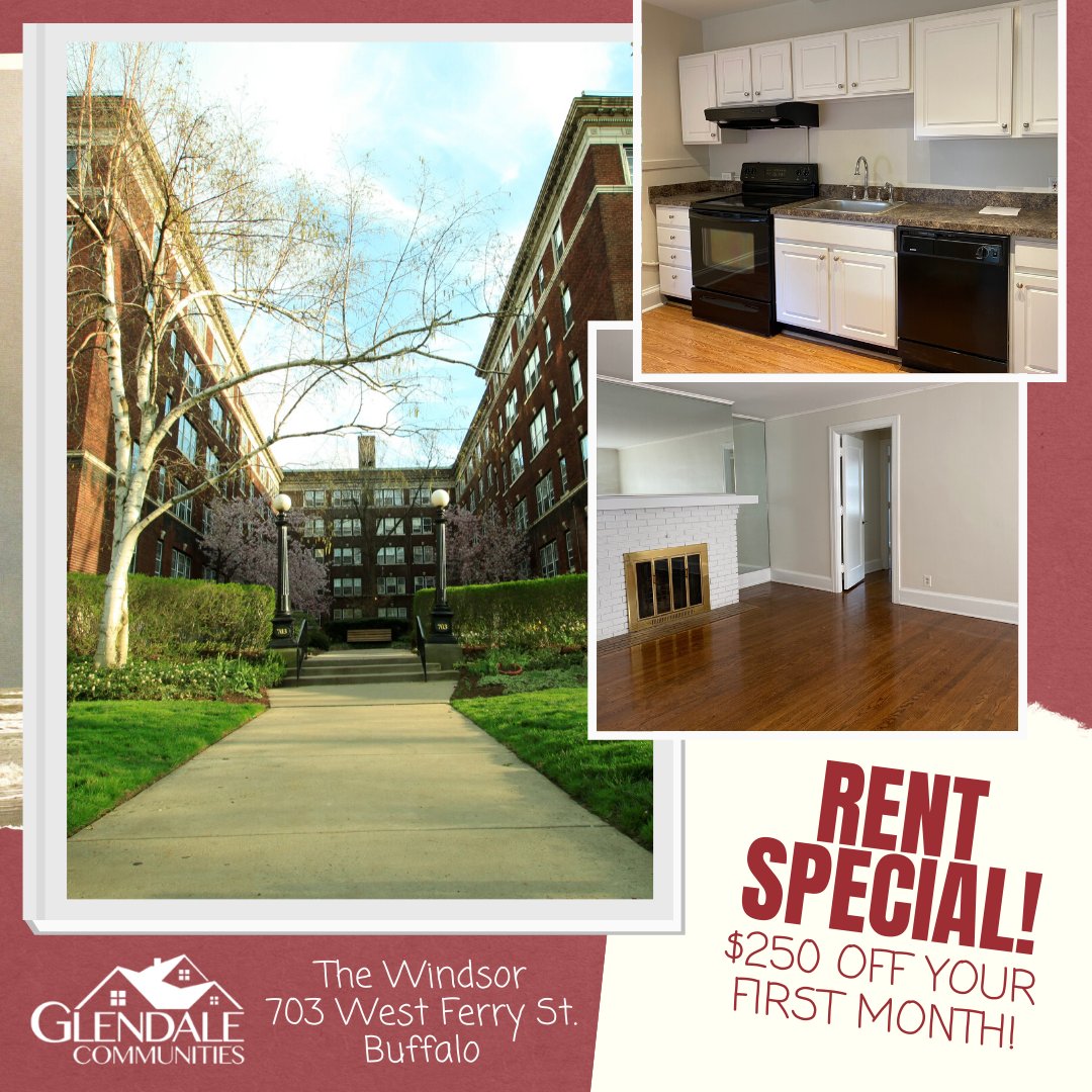 For a Limited Time ONLY! 2BR units in the Elmwood Village for $1400-$1500/mo with $250 OFF your first month!✨🌟 Call (716)748-6121!