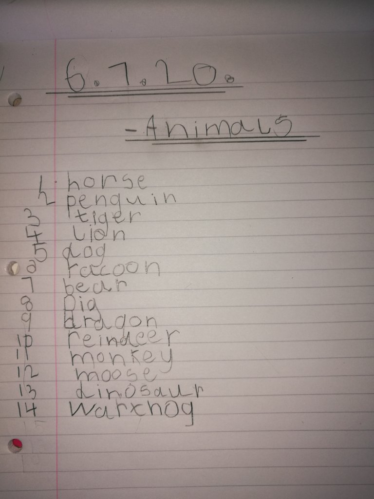 MatildaEmily3's tweet photo. Emily found lots of animals amongst her toys today. We caught up on our phonics and wrote all about her horse Rosie. We did the blog work and practiced number bonds to 10. https://t.co/dpSq8vpCr9