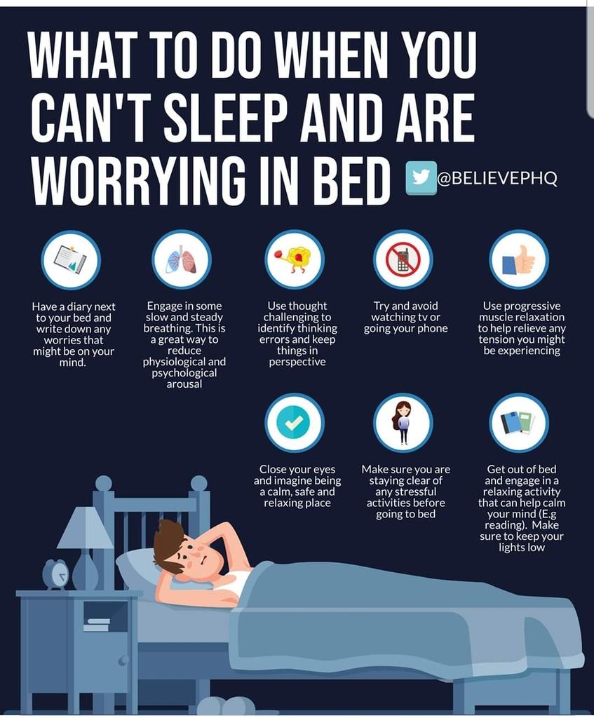 WCDSBsocialwork's tweet photo. Have trouble sleeping? You are not alone! Stress and worry can keep our brains activated way longer then we want. Here are some easy strategies to help shut off those thoughts and get a good night's sleep Zzzz
#sleepisimportant
#sleepstrategies
#ithappens😴
@wcdsbspecialed https://t.co/MkQcLzzeQG