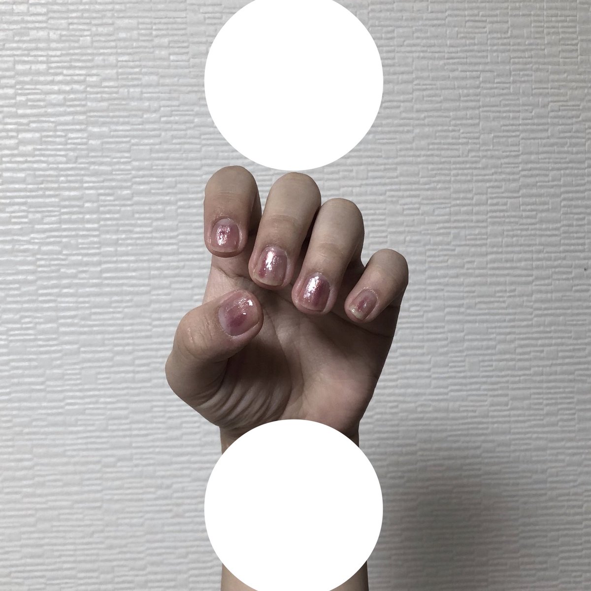 土日バイトでネイルできないから平日の間だけ気晴らしにするって決めました𓍯 𓋏