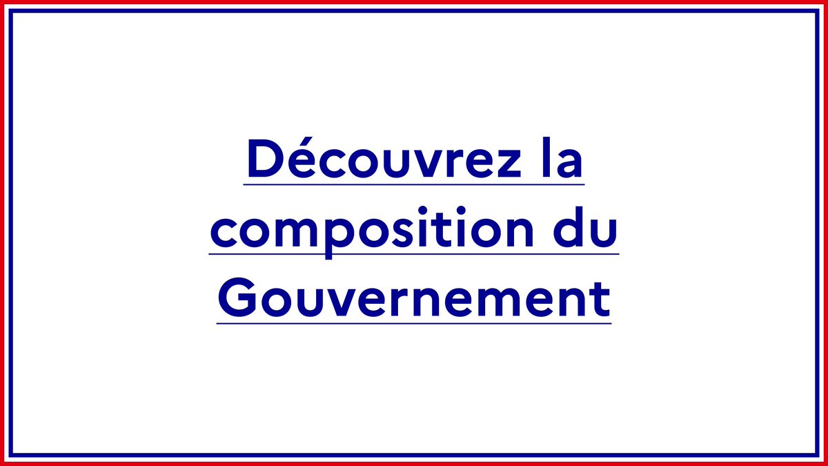 gouvernementFR's tweet photo. Découvrez la composition du #Gouvernement du Premier ministre @JeanCastex sur : https://t.co/R28cy5bEAp https://t.co/4LFx7WA0Ed