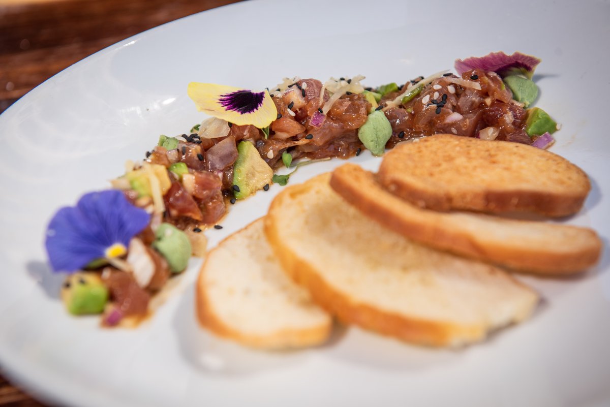 This Ahi Tuna Tartare is unmatched! Come enjoy it at San Diegos Best Seafood Restaurant. Open Thursdays through Saturdays. 😄

 #sdlife  #dinelocalsd  #sandiegorestaurants  #bestofsandiego  #osetrasd