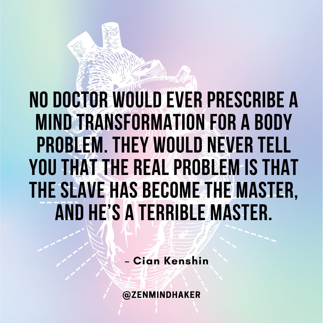 zenmindhacker's tweet image. The slave has become the master...

#MindHacker #MindTransformation