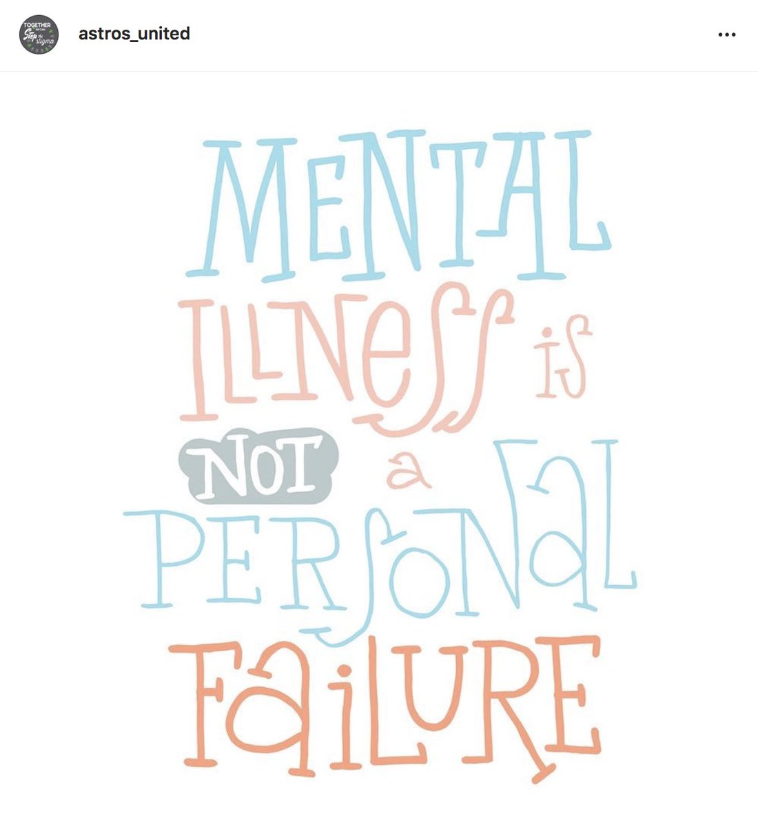astros_united's tweet photo. astros_united ~Quote Monday~
#quotemonday #mentalhealthawareness #bethechange #stopthestigma #pinkertonacademy #togetherwearepinkerton #astrosunited https://t.co/zqhz6lGvgj