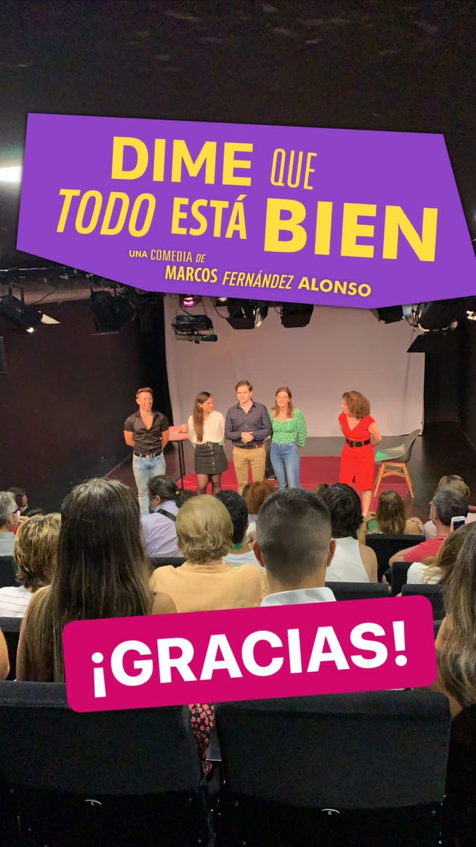 Gracias por el súper estreno de ayer! Seguimos todos los Domingos con <a href="/DimeQueTodoEsta/">Todo está bien 🎭</a> en <a href="/9NorteTeatro/">Nueve Norte</a> ❤️