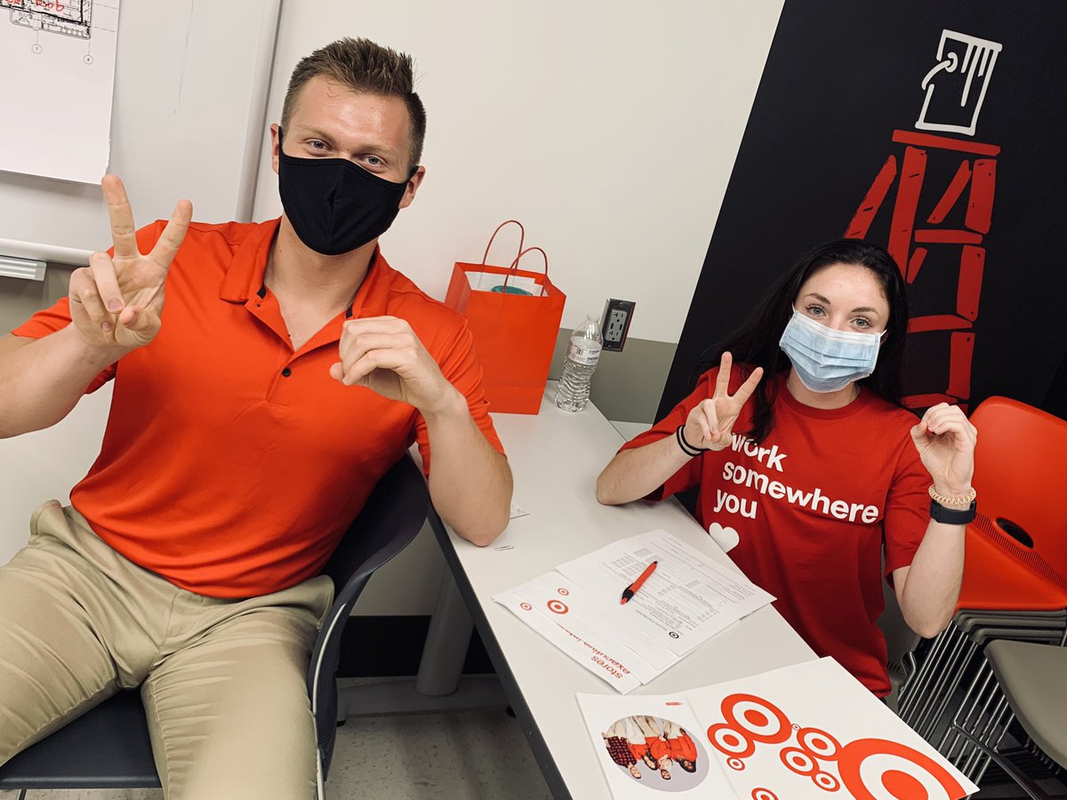 Intern season is officially kicked off for 2020!! From <a href="/NDSU/">North Dakota State University</a> we welcome <a href="/AshEichten/">Ash</a> and Tyler to the D143 team! #TargetInterns #D143 @jodijordheim @KarlieHHubbard
