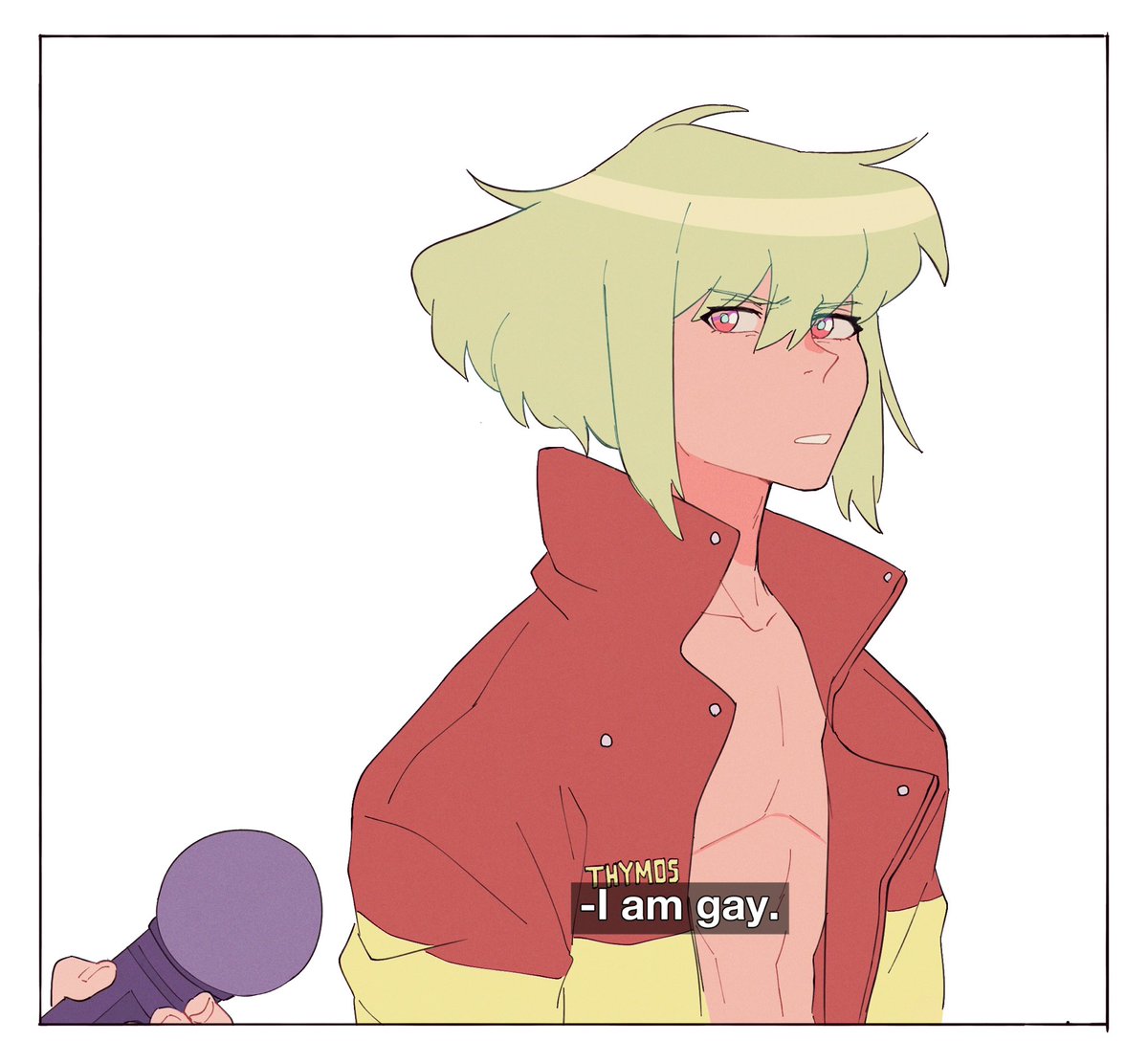 cyndachoo's tweet photo. galo’s google search history: is it gay to kiss your homie, is it gay if your homie slaps your ass, how to ask out a former arsonist #promare #galolio https://t.co/6M5FxN3Sdj