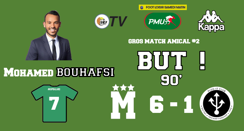 KopBalard's tweet photo. 90' Un festival de but conclu par @mohamedbouhafsi qui marque également pour son retour sur les terrains ! 6-1 ! #MFCPI https://t.co/2iWSTG3JEi