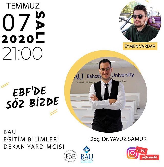 7 Temmuz Salı Günü Saat 21:00’de Doç. Dr. Yavuz Samur ile Gerçekleşecek Keyifli Sohbete Davetlisiniz 😊 https://t.co/knKIUp1Bam