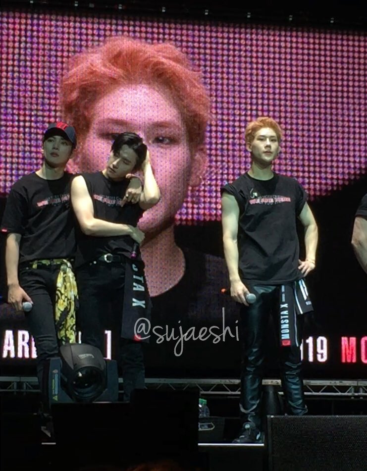 sujaeshi's tweet photo. #MONSTAXinParis #๋ชฌ์คํ์์ค ๐ฅบ https://t.co/BIIpWaYcH6