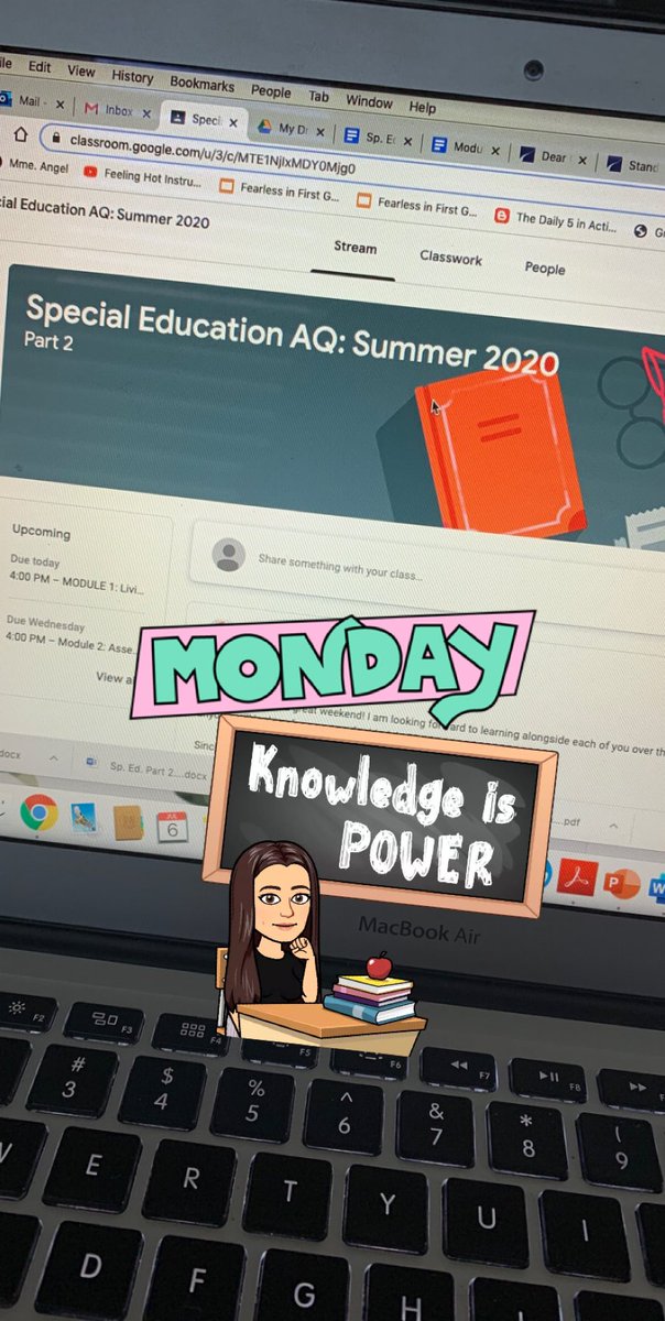 So excited for my next adventure; Special Education Part 2! Learning and growing🧠💪🏼📚