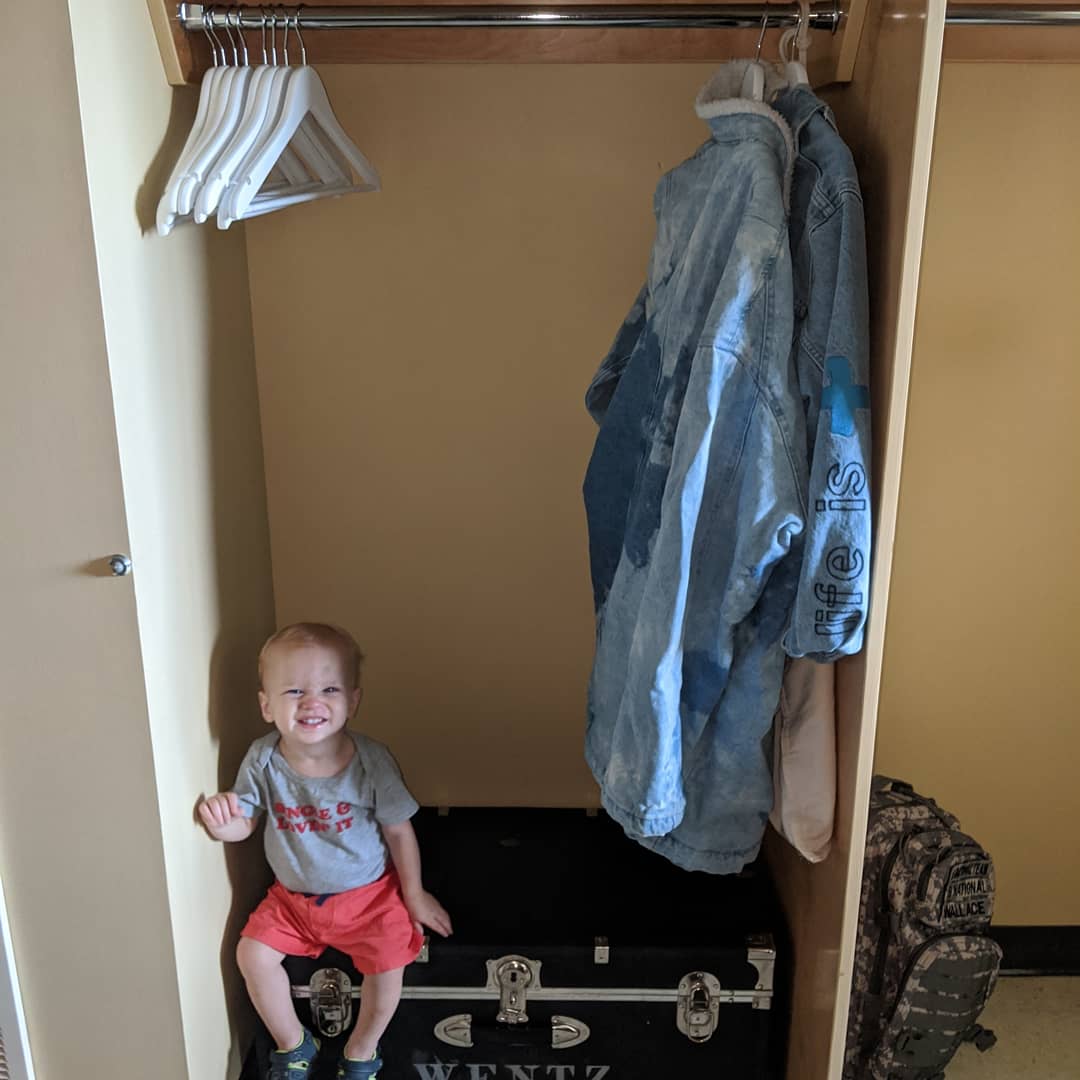 DreamBigDad's tweet photo. Moving this kid in @LeviWentz #daydaygoestocollege https://t.co/dp1T8Ii6yg