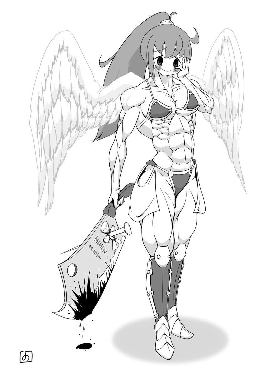 診断メーカーのステータスから描いてみたらとんでもない魔法少女が生まれました。

属性同士が大ゲンカしてしまっていますね。

翼は身体操作で生やしたってことにしました。

魔法に身体操作ってあるんですか? 