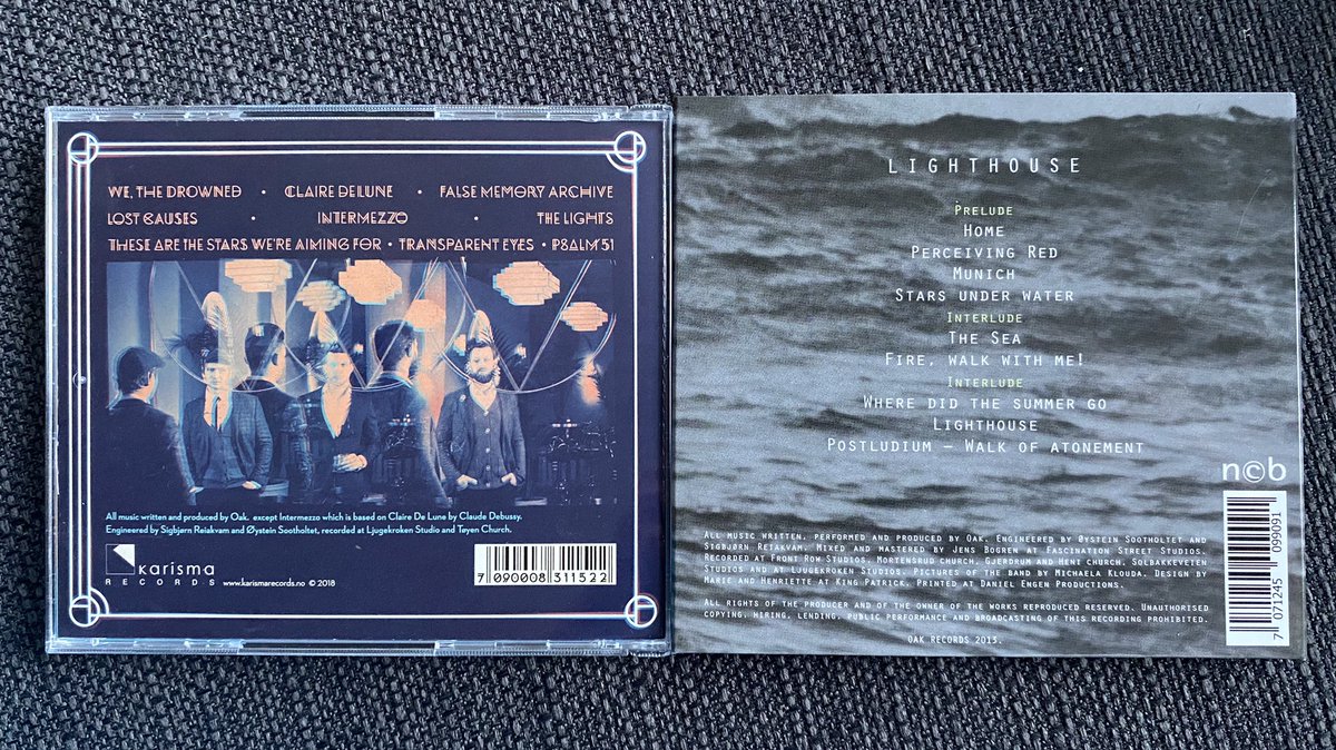BestofProg's tweet photo. Today two absolutely fantastic albums arrived from Norway. #OAK and the two albums #Lighthouse and #FalseMemoryArchive. Highly recommended! Bonus, they where signed. Appreciated, thanks! https://t.co/j4BNzTVF7E