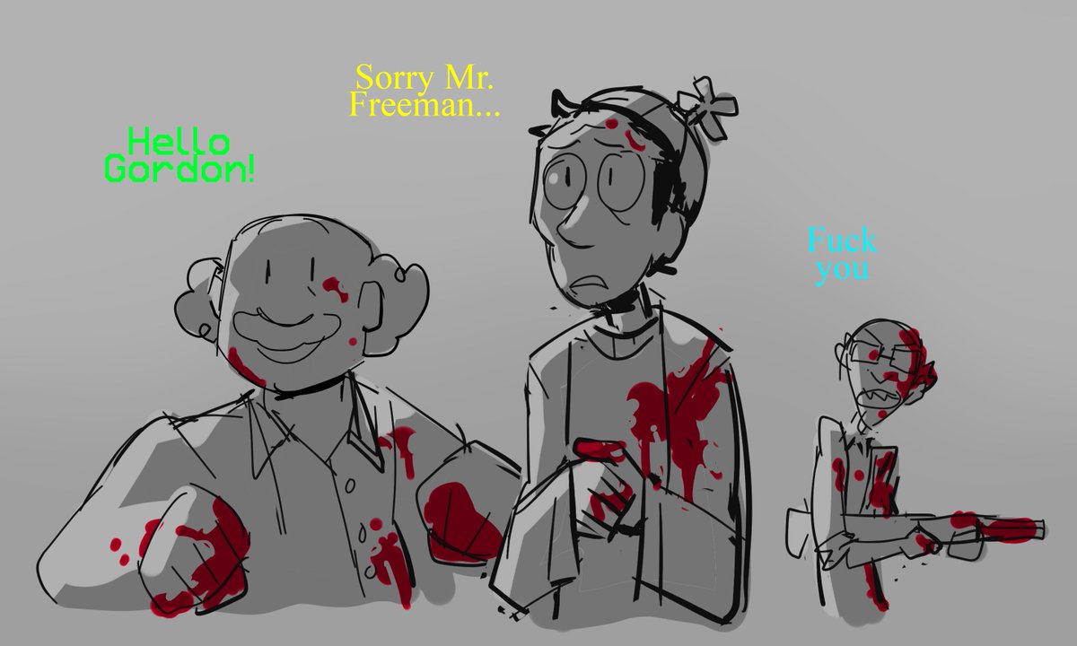 For the longest time I've been seeing Half-life 1 fanart all over Tumblr and I couldn't figure out why people all of a sudden obsessed with a 20-year-old game. But yeah, stumbled upon HLVRAI by pure chance, and I binged the entire thing and I LOVE these dudes so much. 