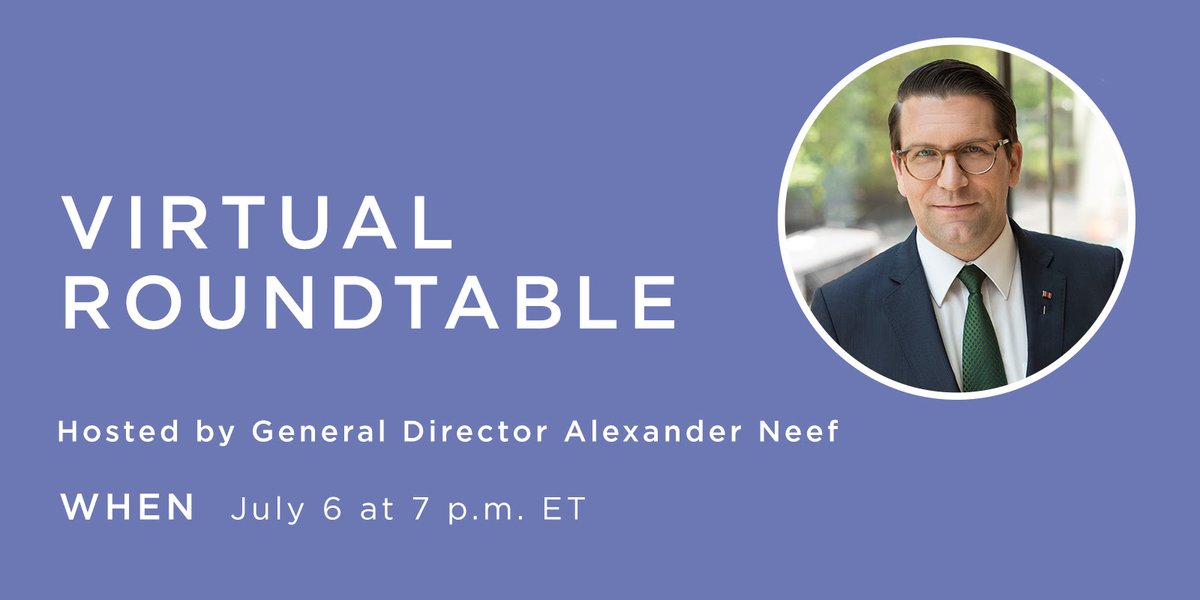 Tonight at 7pm ET! 

A virtual roundtable discussion with <a href="/CanadianOpera/">Canadian Opera Company</a> General Director @alexanderncoc: What's the future of opera? Will it be digital or live?

Tune in via the COC's YouTube channel, &amp; submit your question here:

ow.ly/Euln50Ar16j

#opera
#canadianopera