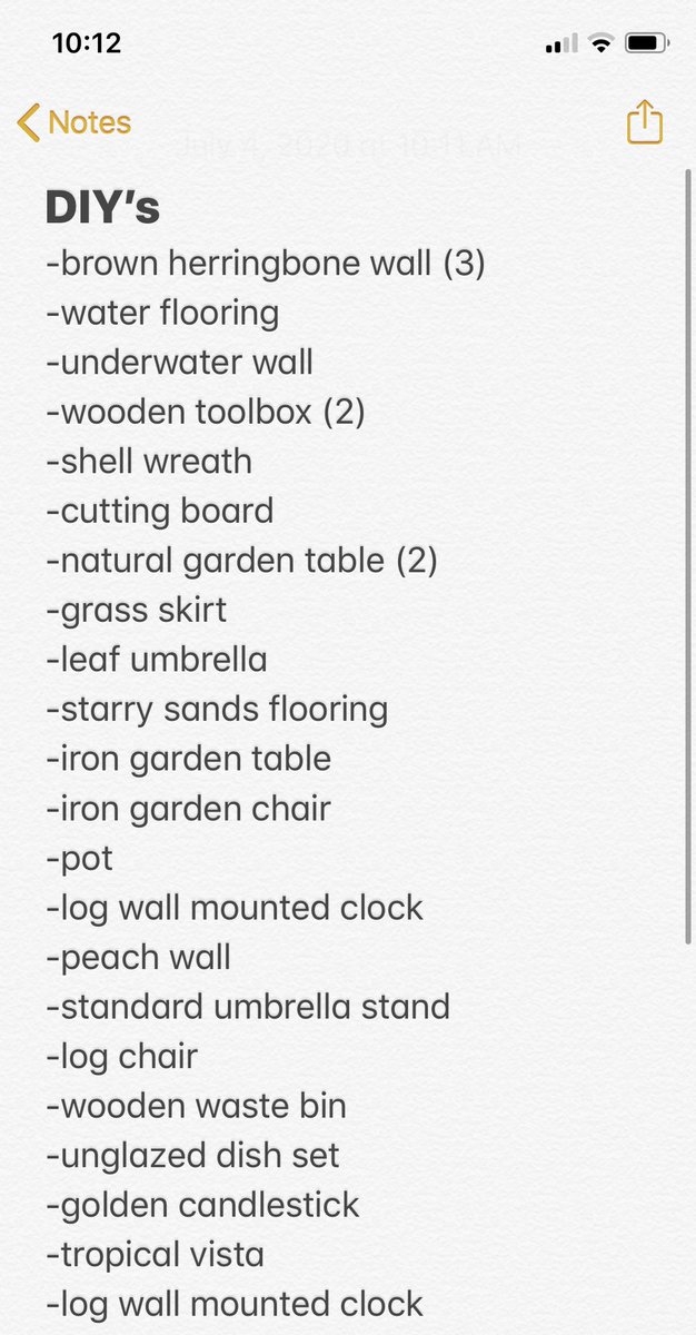 acnh_jess28's tweet photo. Here’s a list of extra DIY’s if anyone’s interested! Tips appreciated but not required! #ACNHTRADE #ACNH #dodocode https://t.co/SnySLQrah1