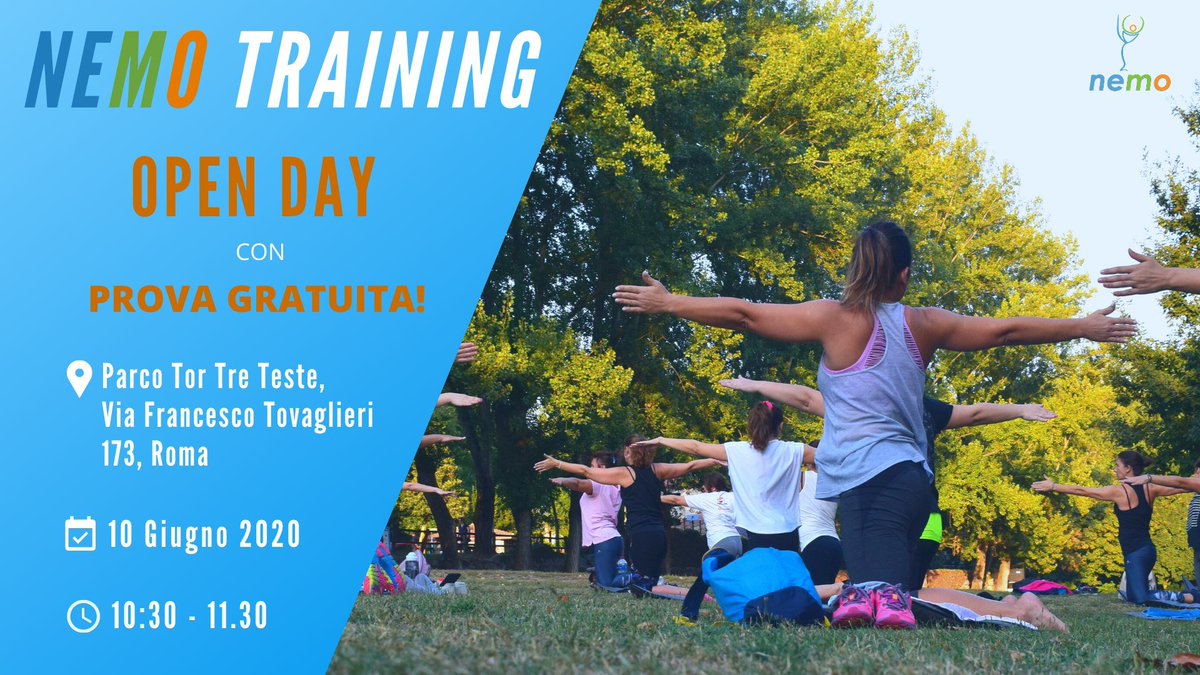 Nemo_AeC's tweet photo. Partecipa all'#OpenDay gratuito dei #NemoTraining, gli #allenamenti all'aperto specifici per #donneinrosa! Durante questa sessione, sarà possibile allenarsi, conoscere i nostri #trainer e l'associazione! visita il nostro sito:https://t.co/uNqO4TwfuE https://t.co/nzLgh3fdLL