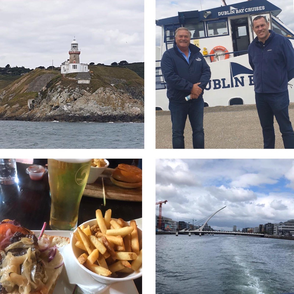 A great family day out on our doorstep. Super way to see Dublin in a different way. Thanks to all the crew @DublinBayCruise Finished off with nice meal in the Bloody Stream in Howth👍#supportlocalBusiness #localtourism #staycation