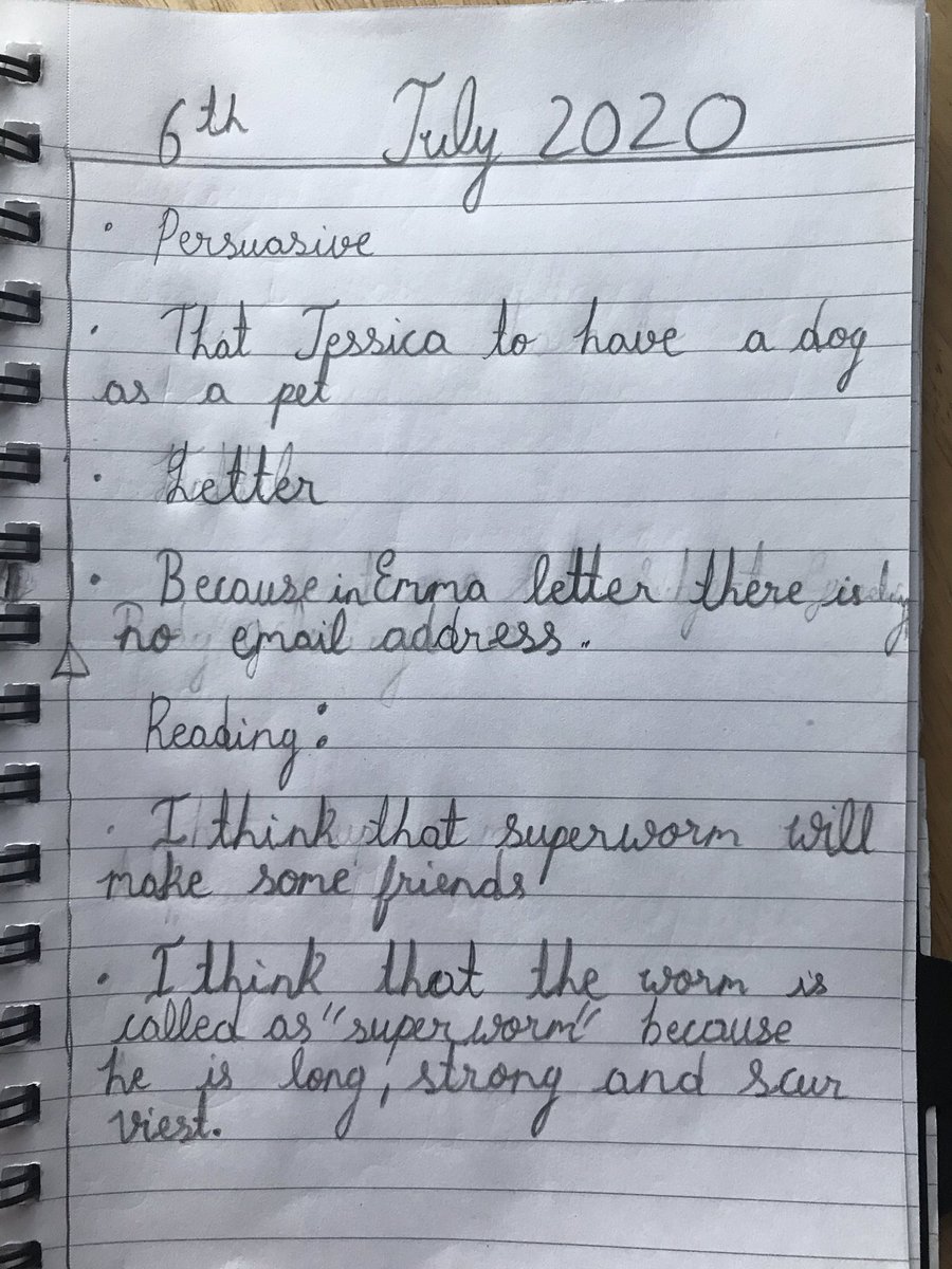 Asma49049665's tweet photo. Good Evening @MrBeach94 . Today’s Home learning work😀 https://t.co/RQAPmh6XLB