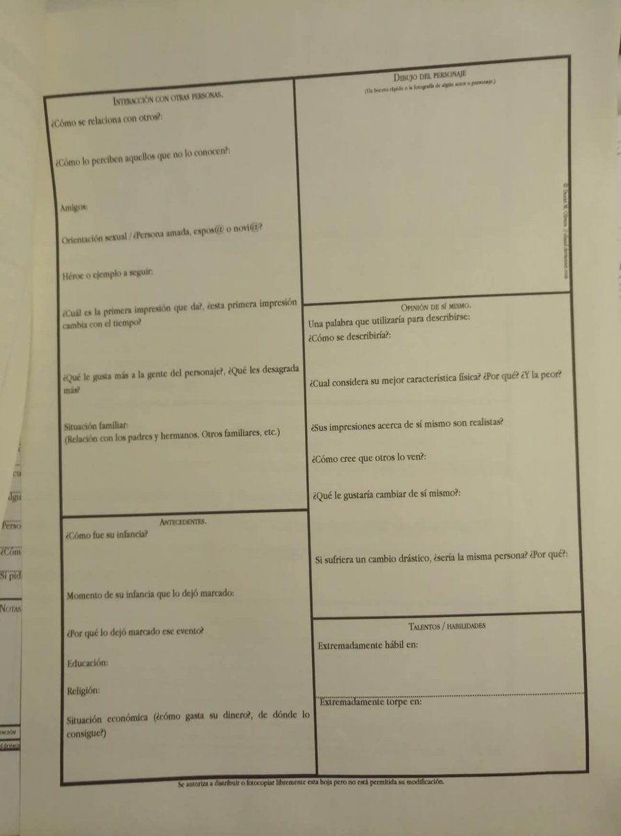 AndreaMilano's tweet photo. Aunque los personajes de mis novelas tienen sus fichas virtuales en el Scrivener, siempre es útil armar una ficha en papel para cada uno. Encontré estas #charactersSheets, que tenía guardadas por allí y que nunca antes había usado... #VeremosQuéTal ☺🧐✍ https://t.co/VECwv0EeLe