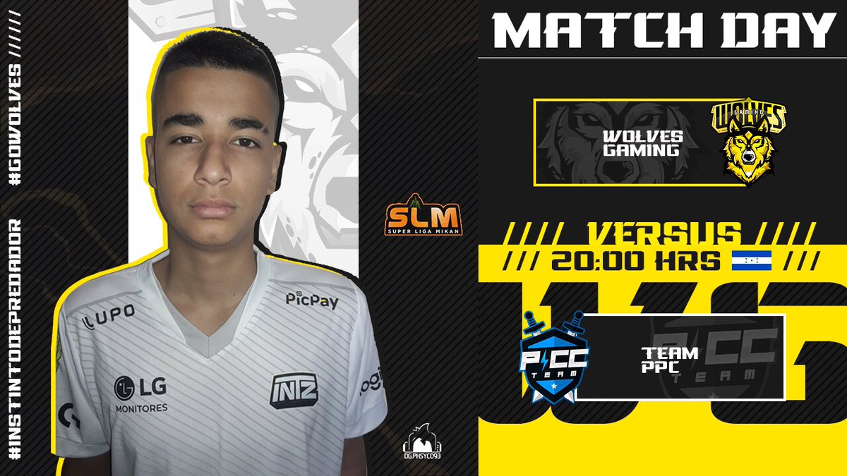 #CR I ¡MATCH-DAY!

🏆| <a href="/SLMikan/">Super League Mikan</a> 
🆚| <a href="/TeamPCC_/">Team PCC</a> 
⏰| 20:00🇭🇳 21:00🇲🇽

Un encuentro muy importante para nuestros lobos, el único objetivo es la VICTORIA.

¡Los lobos dominarán la noche!

#GoWolves🐺⚡