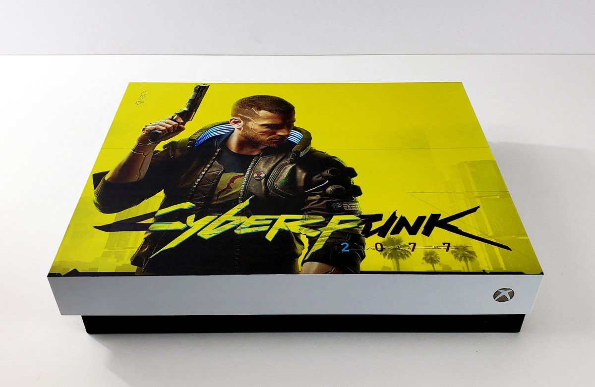 EngraveItHTX's tweet photo. Step up your gaming game. Trick out your console with a custom full color hid-def print of your design or graphic. We can also customize controllers with your desired design or graphic as well. 

Let's Get Started:
https://t.co/hXHUxkKf9q

#eih #EngraveItHouston #cyberpunk2077 https://t.co/G26Ocv7gAB