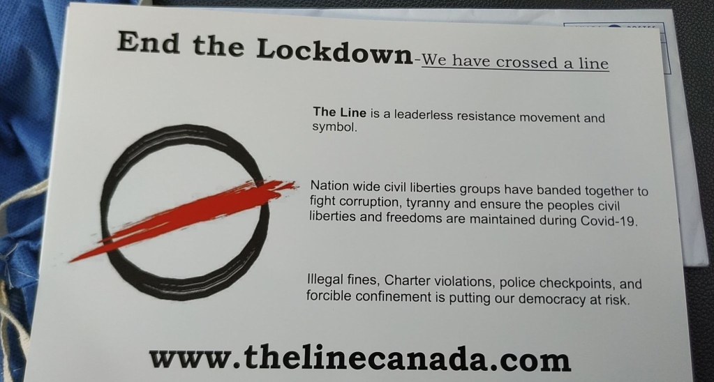 PECsandbagger's tweet photo. These things have been showing up in mailboxes around Belleville today. Options for disposal include wiping one’s ass, or cleaning up dog shit with them. https://t.co/i20WPaCiLZ