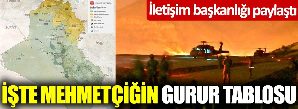 YenicagGazetesi's tweet photo. İletişim Başkanlığı paylaştı: 
İşte Mehmetçiğin gurur tablosu 
https://t.co/PVUdJDE60N https://t.co/C8wewtTeDe
