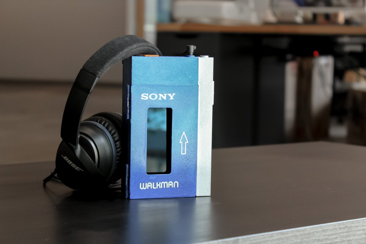 MVRKGROUP's tweet photo. Last week, our team created a modernized Walkman-inspired device in honor of the 41st birthday of the iconic Sony Walkman. 3D Printing Media Network featured our device. Read more about it here:  https://t.co/NmgN0D59xK
#mondaymotivation #walkman https://t.co/rnlMi2Sziv