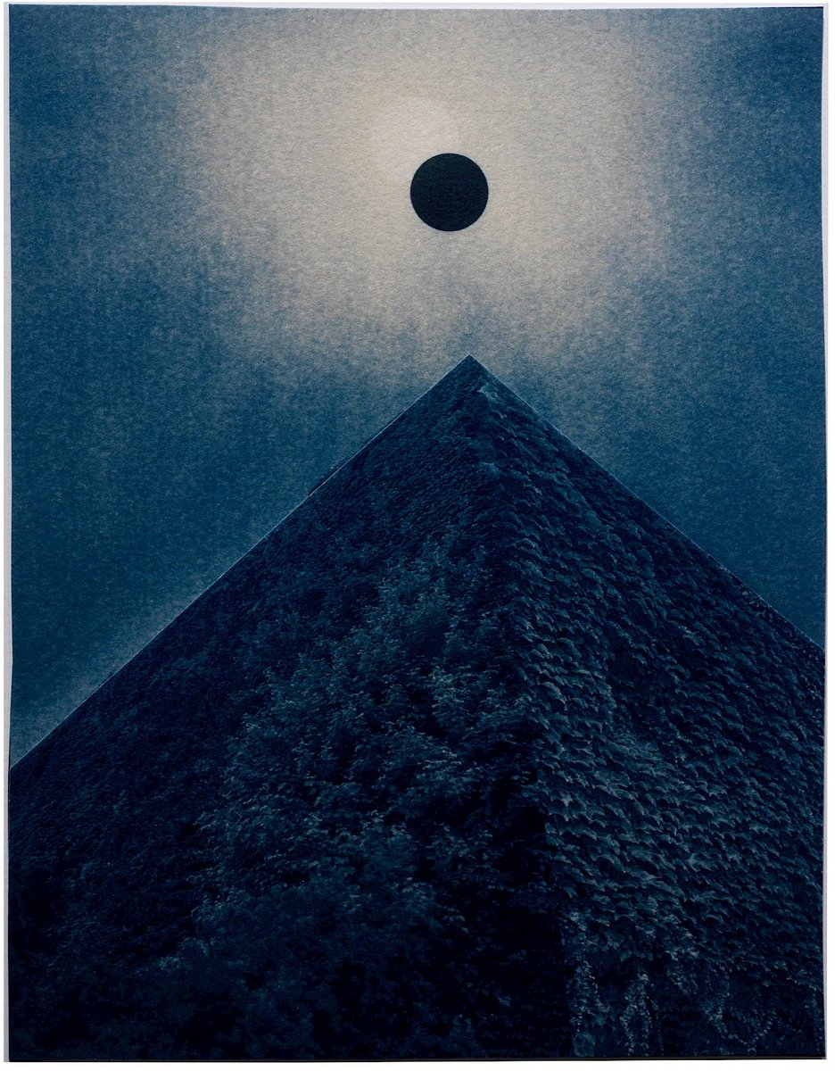 JonahCalinawan's tweet photo. ECLIPSE, a new cyanotype print for sale, for my new series THE UNSEEN. I paired this with a new article The Power of Myth: Why It's More Important than Ever https://t.co/zhiV85vE4o #cyanotype #MythologyMonday #Myth #art https://t.co/K0m0ReuR2G