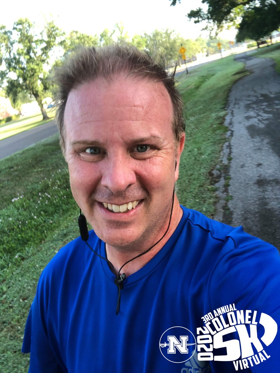 Nicholls_XCTF's tweet photo. The Colonel 5k Virtual is fast approaching, and we're PUMPED to see everyone out completing their runs! Dr. Brian Heck has been competing since the event's creation in 2018...check out his full Q&A right here:
Register: https://t.co/2lI1VzCEJ1
#GeauxColonels #NextLevel https://t.co/Rk7Na8n8wv