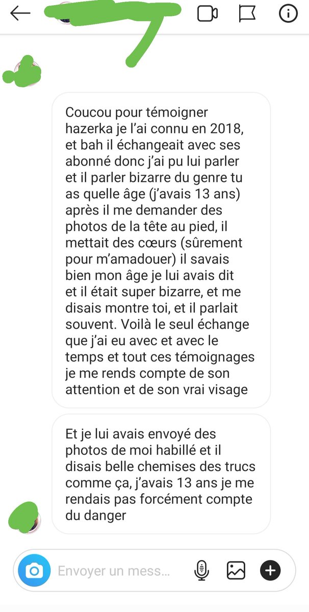 OfficielEmy's tweet photo. Des centaines de témoignages qui dénoncent le vrai visage de @hazerkaofficial. Il faut que tout le monde sache !! #balancetonpervers #hazerka RETWEETEZ !! https://t.co/c37wIMmY3x