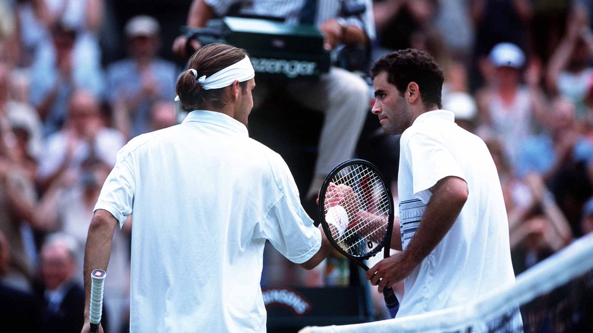 atptour's tweet image. A star is born ⭐

In 2001, @rogerfederer beat seven-time @Wimbledon champion Pete Sampras for his first win on Centre Court.