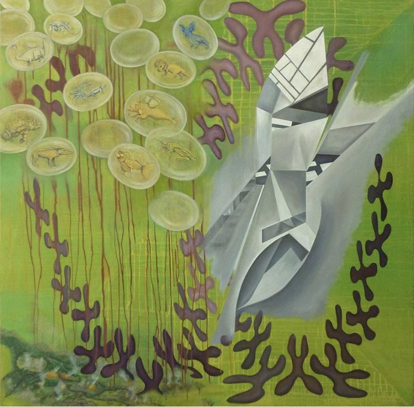 LAWAHouston's tweet photo. Arielle Masson is one of the @lawahouston founders and our mentor. This fantastic artworks is titled “Ingenious Genomics” Egg Tempera, oil on canvas on board. 
If you want to know more about her artwork visit https://t.co/m4WHB9tdXt https://t.co/4NOiJ8yCik https://t.co/lvg6UxmXSs