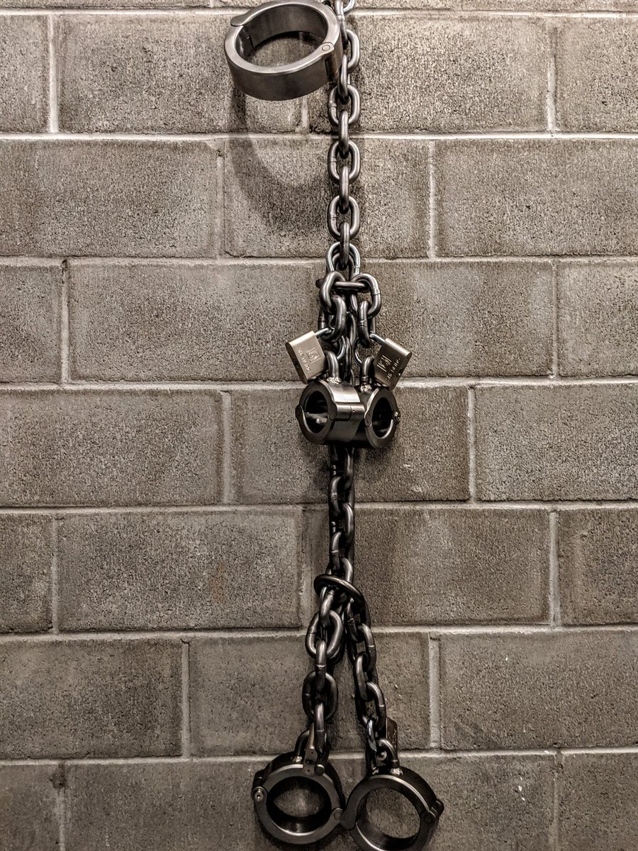 60 lbs to wear a prisoner down.