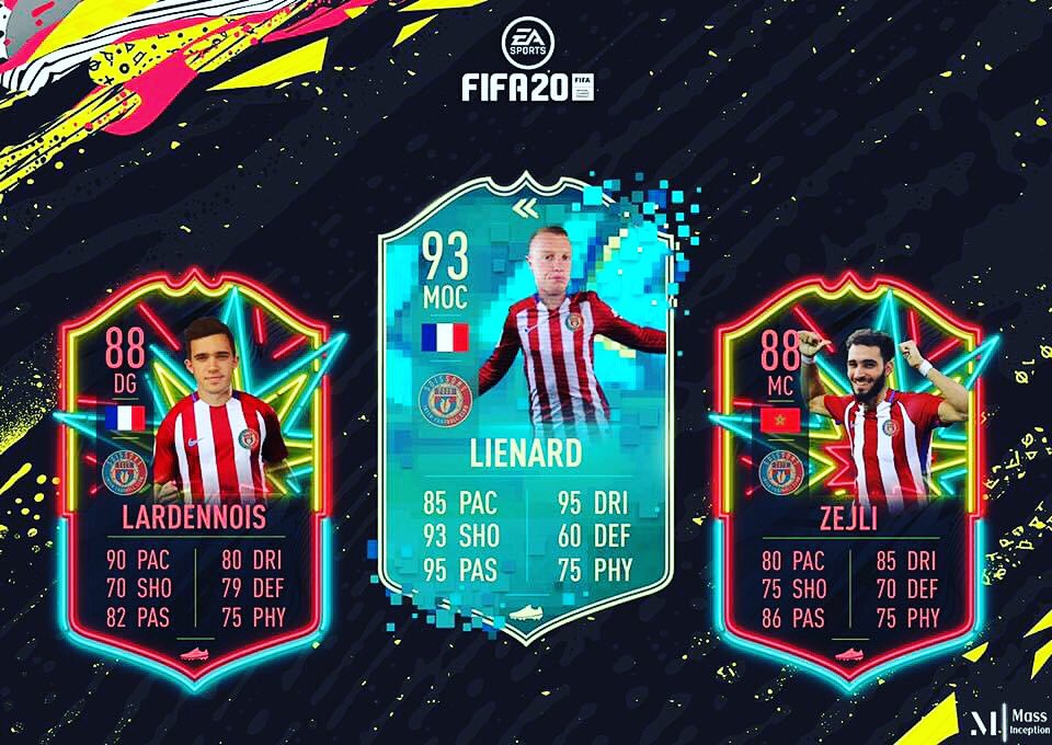 SoissonsIfc's tweet photo. [MERCATO SENIORS - SOISSONS IFC]

Mass Inception vous propose un nouveau concept pour présenter les 3 nouvelles recrues Seniors du club : 3 cartes inspirées par FIFA 20 !
@oualding @yohanldss #LaurentLienard   

#SoissonsUnited #SoissonsIFC #Mercato https://t.co/wgSPaVTLVt