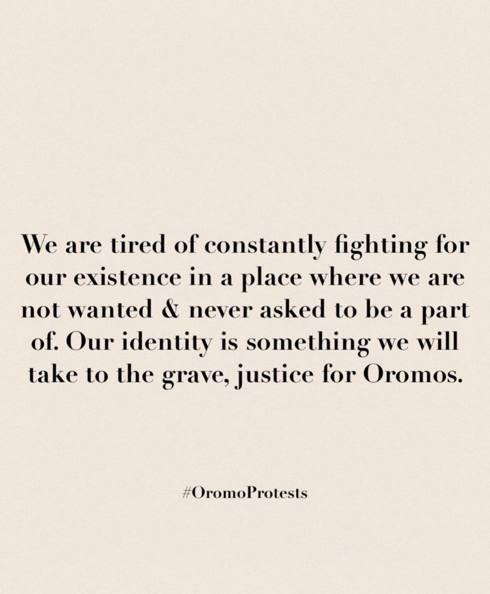 keep reading! credit to  @dijjuu on IG!  #OromoProtests  #OromoRevolution