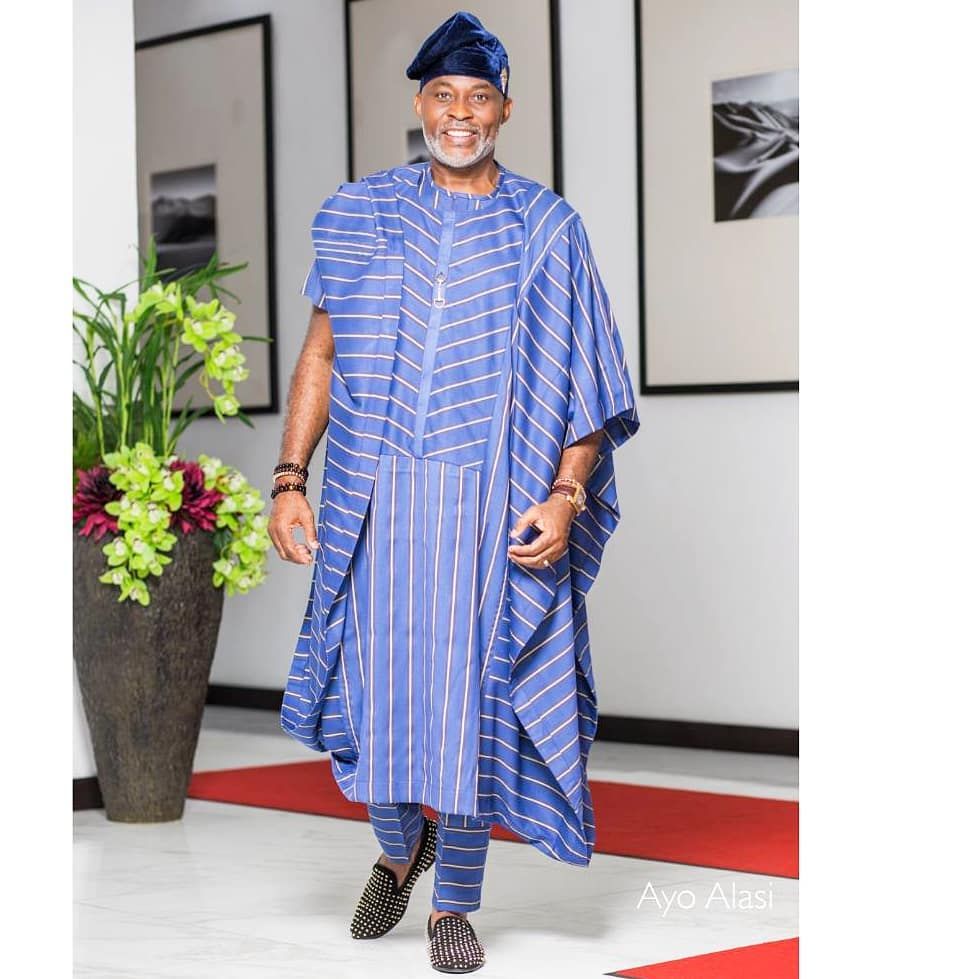 Nollywood icon Richard Mofe-Damijo \RMD\ turns 59 today. 59 years ago, a star was born. Happy birthday. 