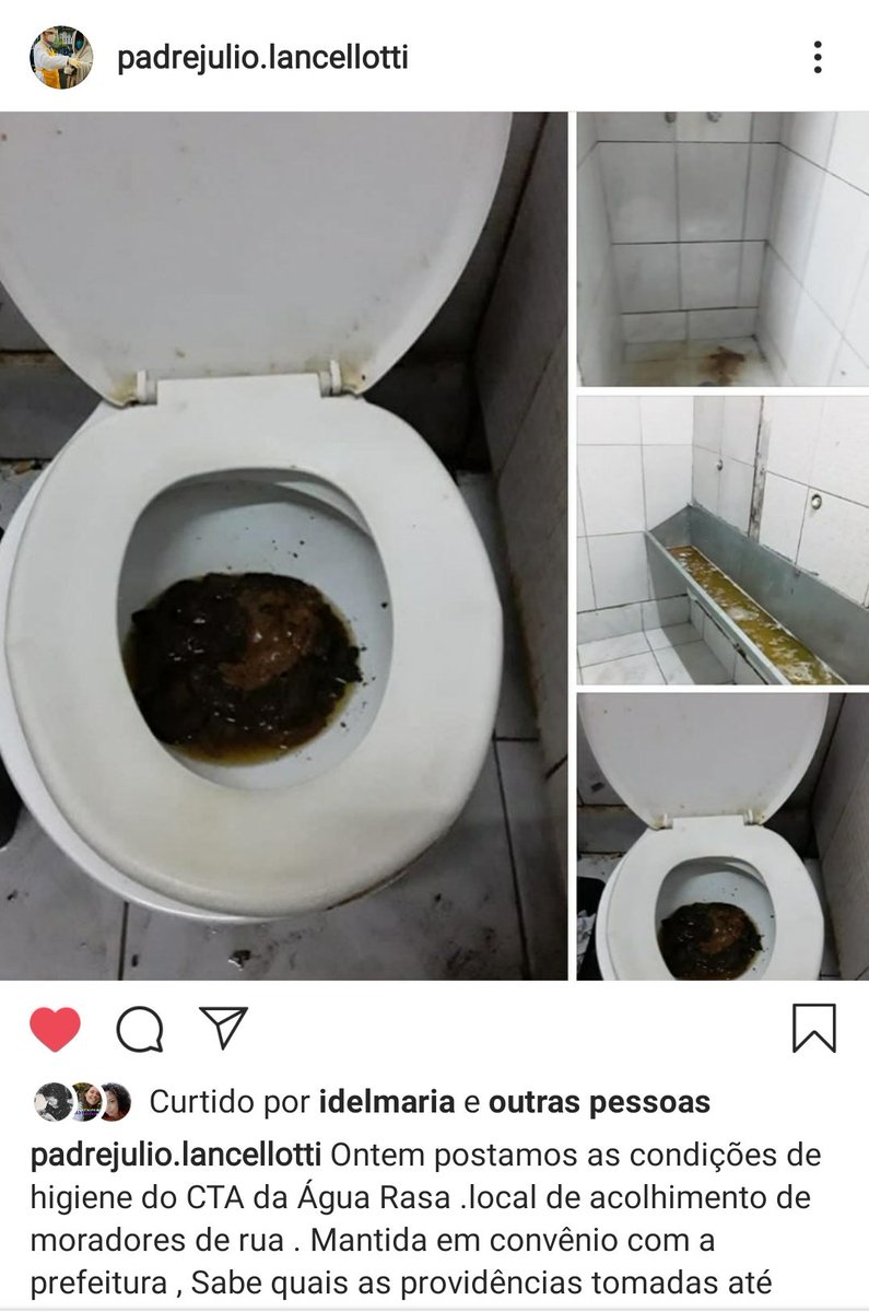 NaturalBEloja's tweet photo. #bdsp o Padre Julio Lancellotti postou fotos do CTA da Agua Rasa. Estão sem condições de uso. 
Encontrei um homem hoje q fica lá e ele confirmou q as condições estão bem precárias mas que eles não podem reclamar p/ não arranjar encrenca! Isso é desumano!!!
https://t.co/ZWH7Ojd88n https://t.co/HUYwgeJDTK