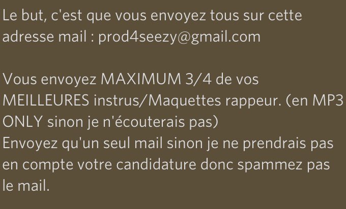 iamseezyy's tweet photo. Si vous voulez rejoindre l’équipe c’est le moment ! 

Ne spammez pas le mail.
Partager ca pourrait peut etre faire un heureux élu. 🖤

prod4seezy@gmail.com https://t.co/9brjTEwTIF