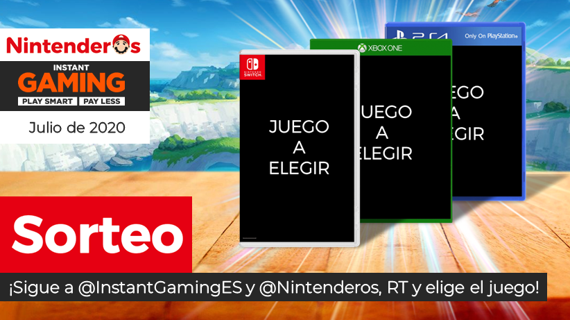 Nintenderos's tweet photo. ¡Sorteamos el juego que tú quieras! 

➡ Sigue a @InstantGamingES y @Nintenderos
➡ RT aquí
➡ Accede a este enlace: https://t.co/wQOK6ecCIk y selecciona el juego que quieras ganar
➡ OPCIONAL: Cumple otros requisitos en el enlace anterior para tener más posibilidades

¡Suerte! https://t.co/0H7Whkcqho