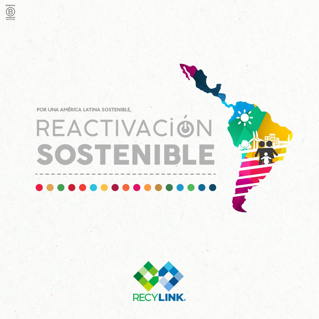 En RECYLINK, además de sumarnos a la #reactivaciónsostenible de Chile, nos comprometemos también a la Reactivación Sostenible en Latinoamérica, basada conscientemente en los principios de la Agenda 2030 y el acuerdo de París de 2016.

Conoce más en reactivacionsostenible.org
