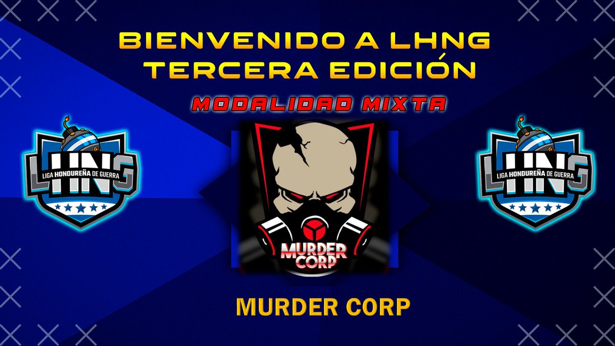 Les presentamos el clan MORDER CORP
Cumpliendo con los requisitos de jugadores Hondureños
Clan participante en la division Mixta.