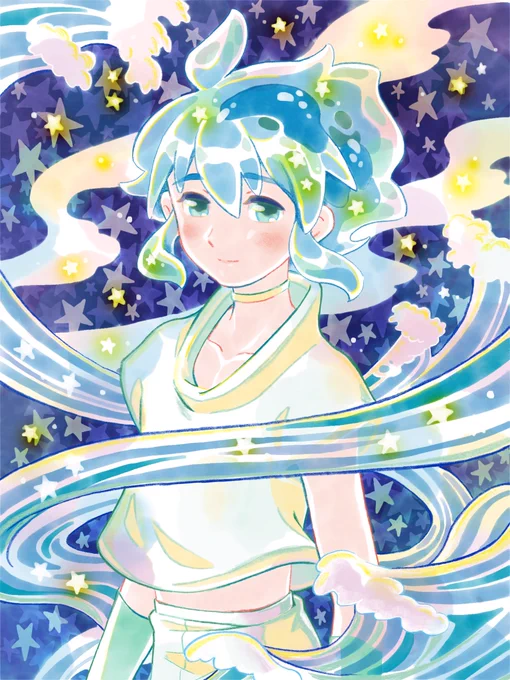 織姫と彦星

#七夕 #イラスト #illustration #AdobeFresco 