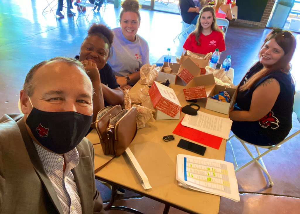 kdamp's tweet photo. What began as a dream a couple of years ago became reality today as the inaugural class of our H.O.W.L. Transition students moved into their residence halls today. Congrats to Dr. Kristin Johnson, her team, our five students, and their families. 

https://t.co/D9n0friObX

❤️🐺🆙 https://t.co/PkUMQvfDBm