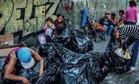 VENEZUELA:venezuela is facing a socioeconomic and political crisis. the reason behind this crisis, is years of hyperinflation, violence, and mismanagement of resources by the government.there's been a number of human rights violations in the country which include extrajudicial+